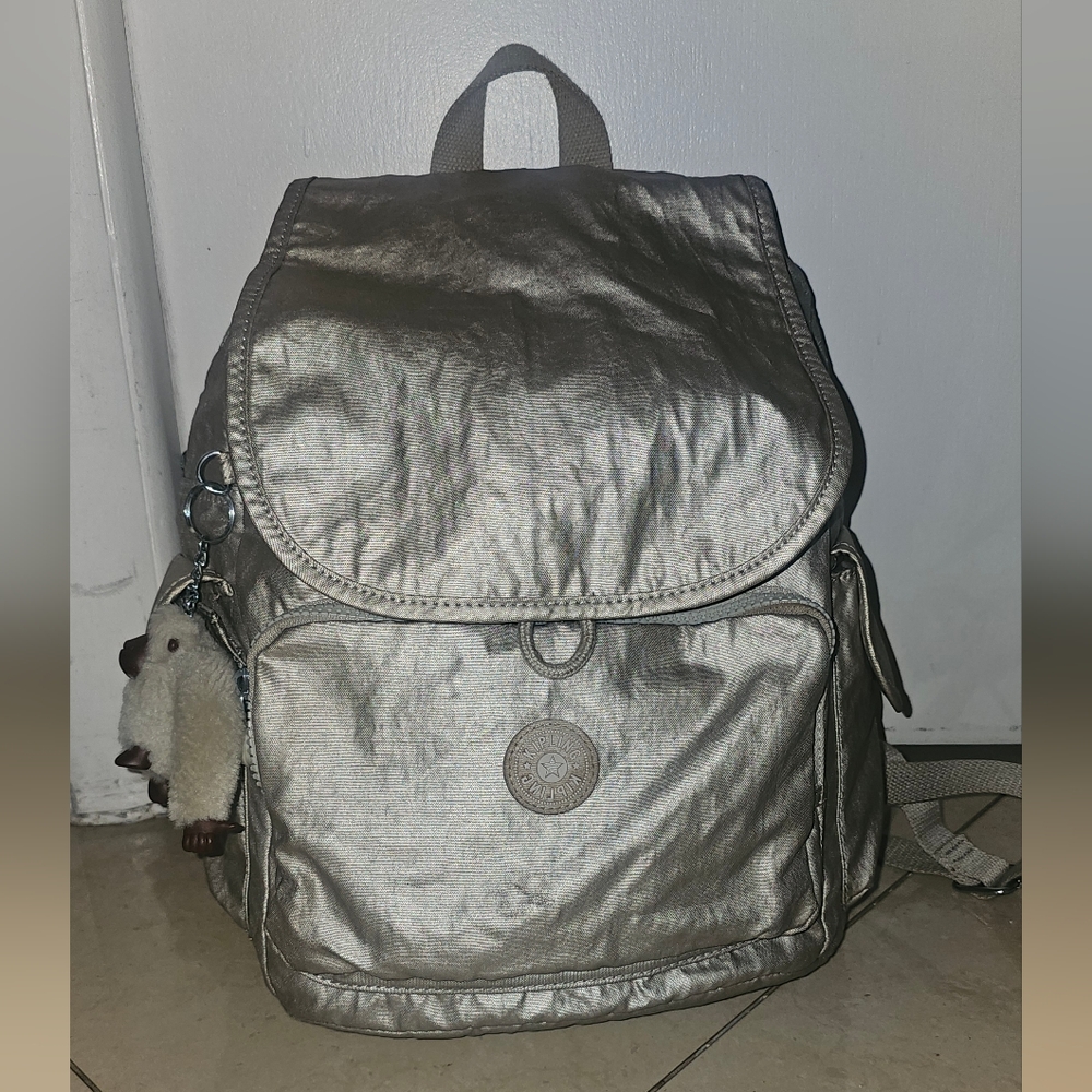 Kipling city pack metallic backpack